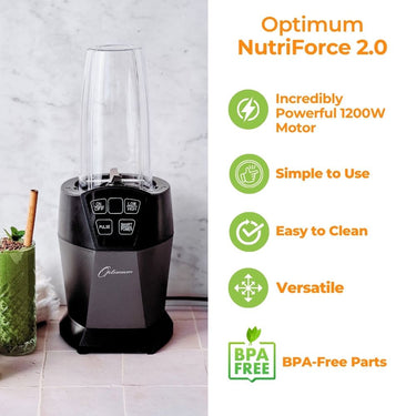 Optimum Nutriforce 2.0 Extractor Smoothie Maker - Personal High Speed Blender